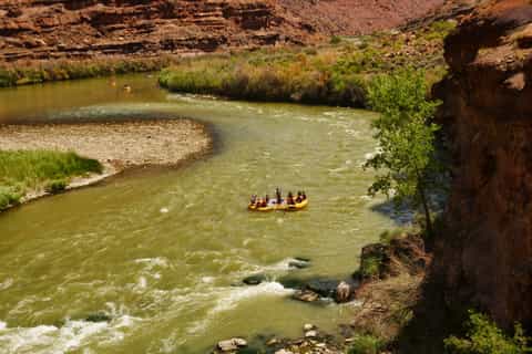 From Moab: Colorado River Half-Day Rafting Trip