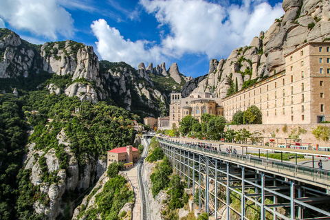 From Salou: Montserrat Monastery and Colonia Güell