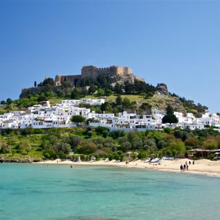 From Rhodes: Lindos Round-Trip Bus Transfer with Free Time