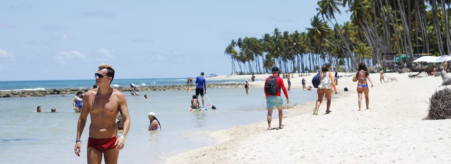 Recife : Excursion d'une journée à la plage de Carneiros