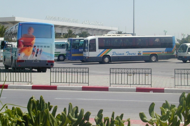 Transfert privé de l'aéroport au centre-ville de Tunis