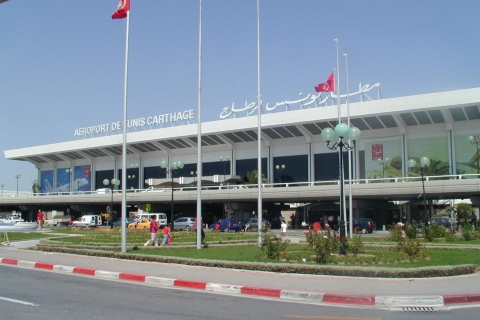 Transfert de l'aéroport de Tunis aux hôtels d'Hammamet