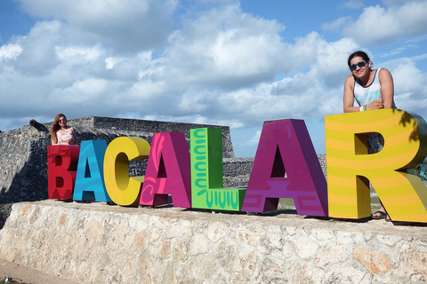 From Cancun: Bacalar Lake of Seven Colors Tour