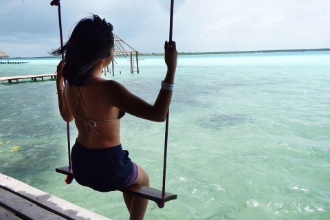 Ab Cancún: Tour zur Bacalar-Lagune der 7 Farben