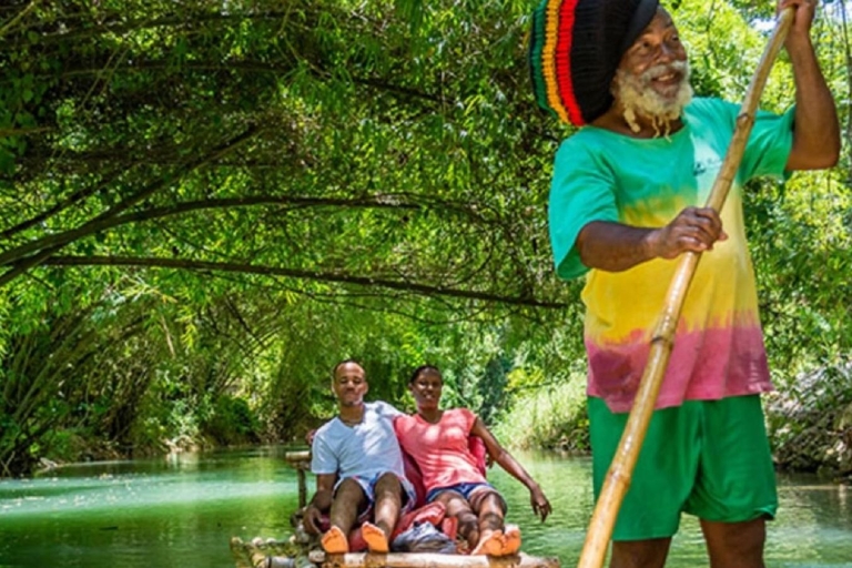 Jamaica: bamboeraften op de Martha BraeVan Montego Bay Hotels