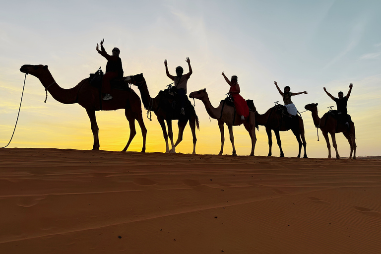 Marrakech or Fes: 4-Day Desert Tour to Erg Chebbi Dunes 4D3N Desert Tour Fez to Marrakech (Luxury Accommodations)