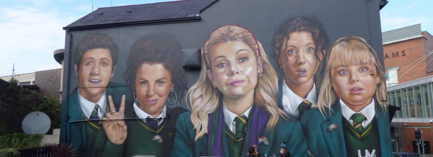 Derry : Visite des lieux de tournage de l'émission télévisée Derry Girls