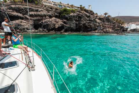 Fuerteventura: Segling med Snorkling och Dolphin Watching