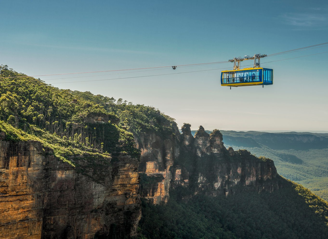 Katoomba: Lyrebird Hop-On Hop-Off og Scenic World Pass