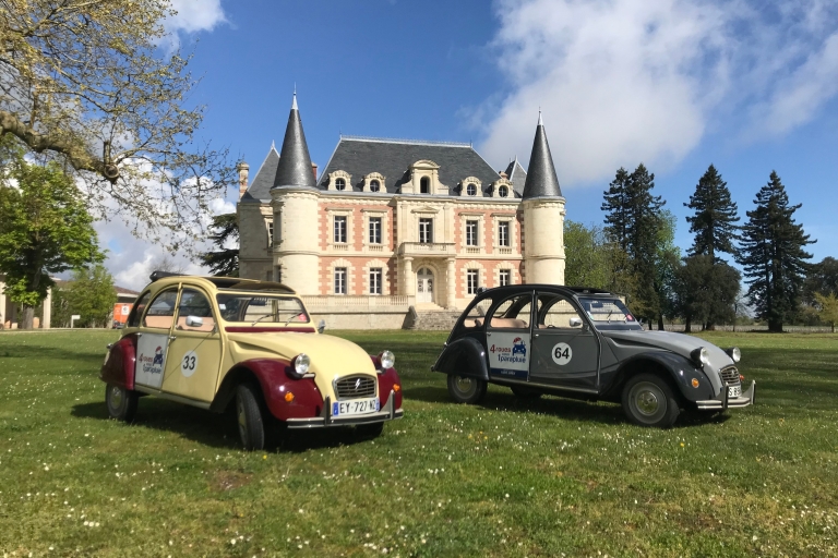 Bordeaux: Citroën 2CV Private Half-Day Wine Tour Private Wine Tour in Médoc Vineyard-4 Hours