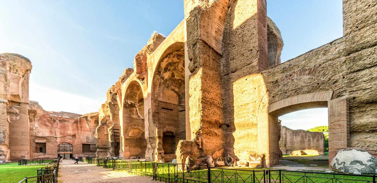 Rom: Caracalla-Thermen Eintrittskarte und Pemcards
