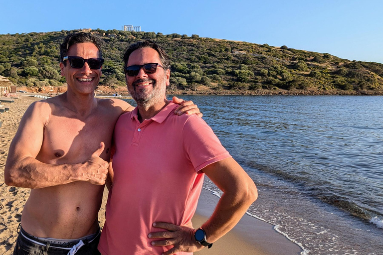 Visite privée de Sounion : juste votre groupe et des photos professionnellesVisite privée de Sounion : uniquement votre groupe et des photos professionnelles