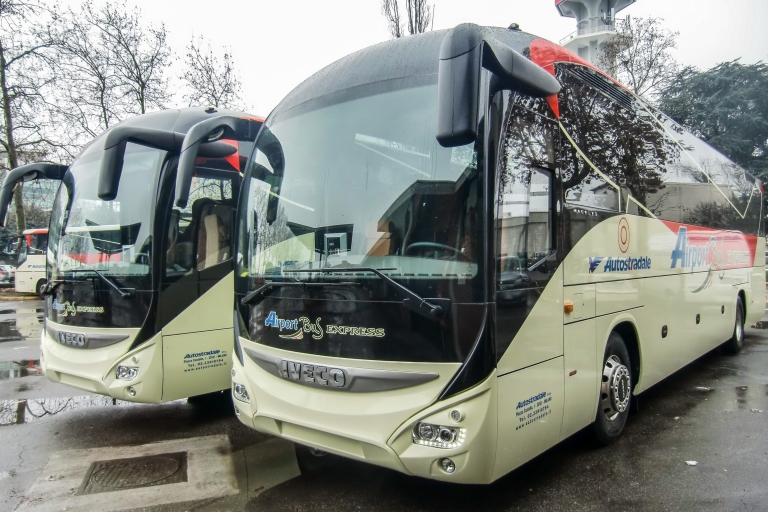 Bustransfer zwischen Flughafen Malpensa und Milano CentraleTransfer per Bus ab Milano Centrale bis Flughafen Malpensa