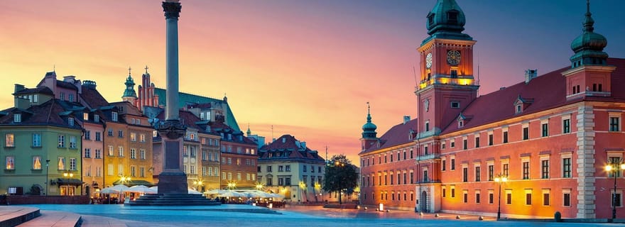 5 heures : Château royal, vieille ville, palais de Wilanow /inc.pick-up/