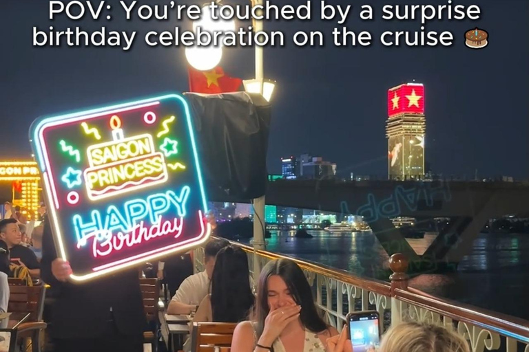 Ho Chi Minh City: Ben Thanh Princess Luxury Dining Cruise Dinner Cruise Ticket (No Transfer)