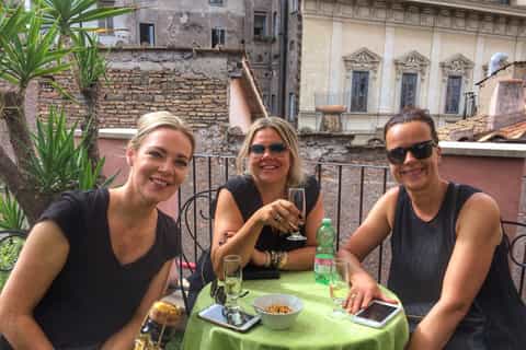 hen party bachelorette wine food tour of rome