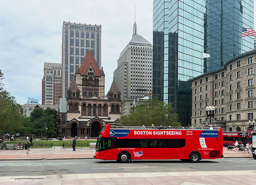 Boston Sightseeing: Single Ride Pass With Double-Decker Bus