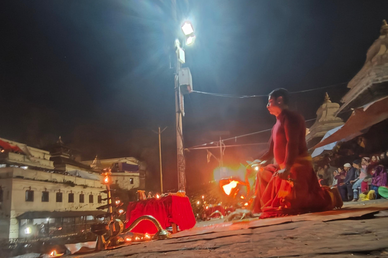 Kathmandu: Pashupatinath Temple Evening Aarati & Cremation
