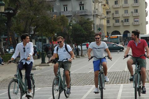 Thessaloniki: hoogtepunten Tour op een fiets