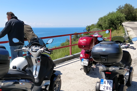 Corfu: Half-Day Scooter Tour with Wine & Olive Oil Tasting Vespa Scooter - 1 Person/Vespa (Motorcycle License Required)