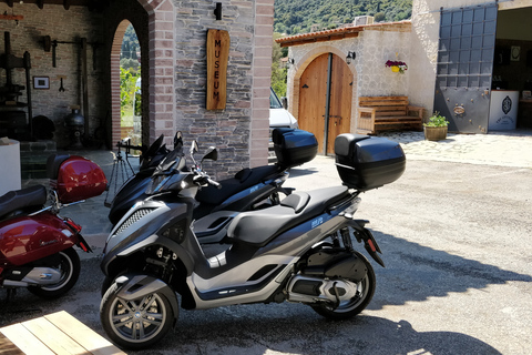 Corfu: Half-Day Scooter Tour with Wine & Olive Oil Tasting Vespa Scooter - 1 Person/Vespa (Motorcycle License Required)