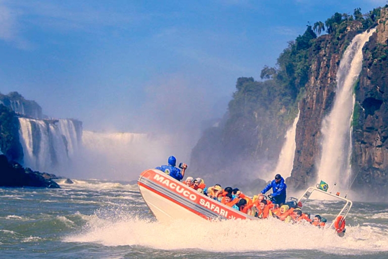 Desde Puerto Iguazú: Cataratas Brasileñas con Aventura en BarcoTour privado de las cataratas con aventura en barco
