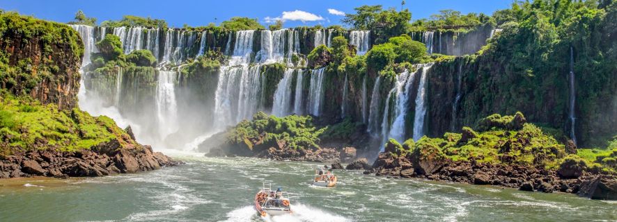 Cascate dell'Iguazú: tour e giro in barca da Foz do Iguaçu