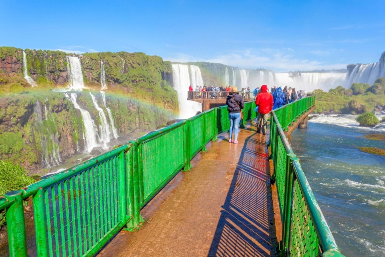 From Puerto Iguazu: Brazilian Side of the Falls with Ticket Brazilian Falls Tour - Private