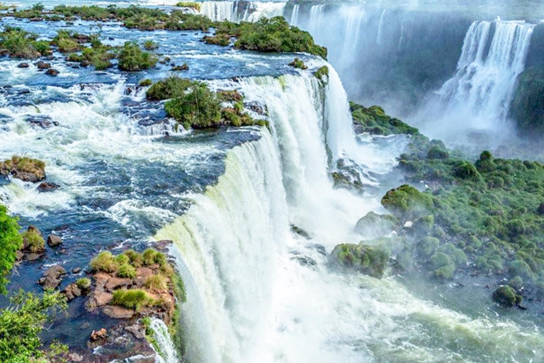 From Puerto Iguazu: Argentinian Iguazu Falls with Ticket Falls and Boat Tour