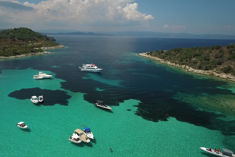 Chalkidiki: Blue Lagoon & Ammouliani Island Cruise & Lunch Chalkidiki: Lunch Cruise to Blue Lagoon & Vourvourou's Islet