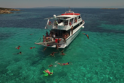 Chalkidiki: Blue Lagoon & Ammouliani Island Cruise & Lunch Chalkidiki: Lunch Cruise to Blue Lagoon & Vourvourou's Islet