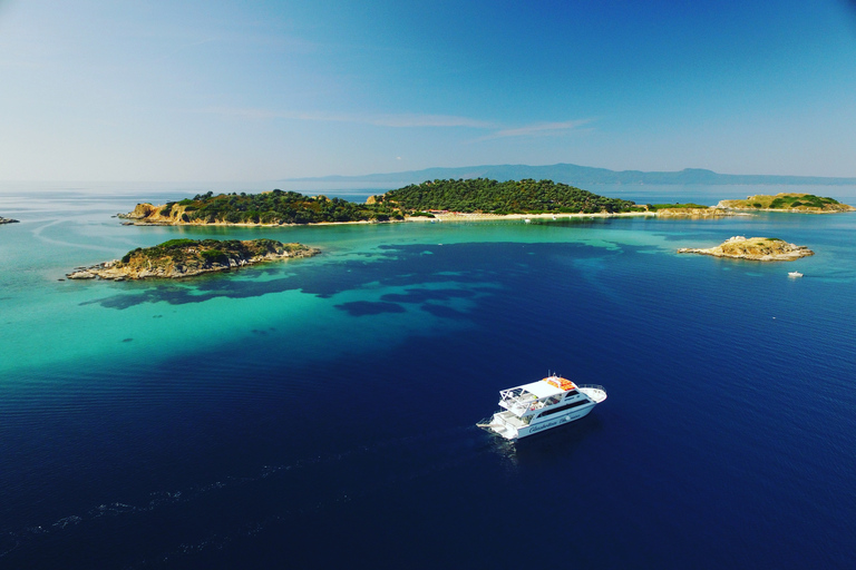 Chalkidiki: Blue Lagoon & Ammouliani Island Cruise & Lunch Chalkidiki: Lunch Cruise to Blue Lagoon & Vourvourou's Islet
