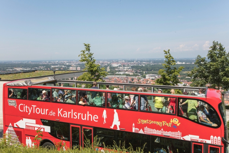 Karlsruhe: 24-godzinny bilet na autobus wycieczkowy Hop-On Hop-OffKarlsruhe: 24-godzinny bilet autobusowy na wycieczkę Hop-On Hop-Off