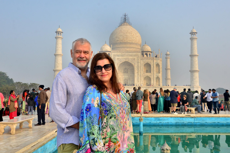 Beyond the Taj: Sunrise, Hidden Agra Walk & Rooftop B’fast Private Tour with Car, Driver, Tour Guide & Entry Tickets