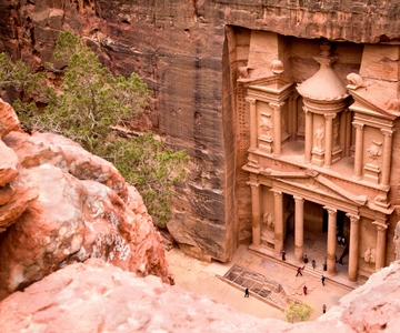 Från Eilat: Petra & Wadi Rum 2-dagars rundtur