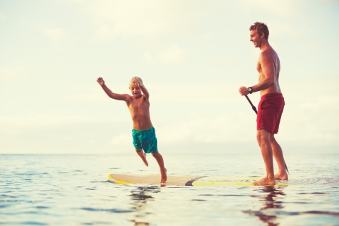 Maui: 2-godzinna lekcja surfowania na desce SUPMaui: lekcja surfowania na desce SUP