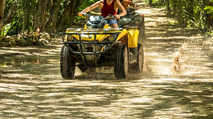 playa del carmen emotions native park tour with atv ride
