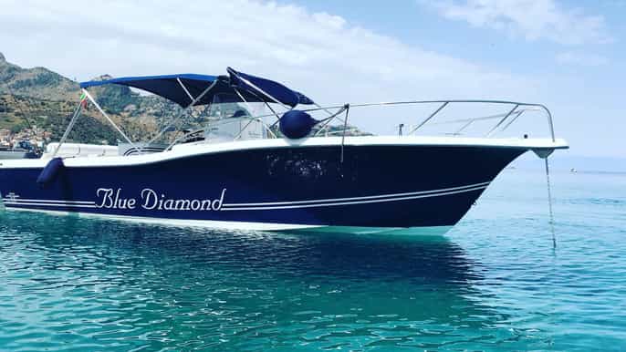taormina coastline boat tour and swimming at isola bella