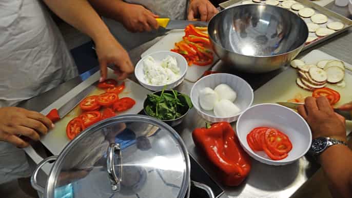 tuscan cooking course with dinner