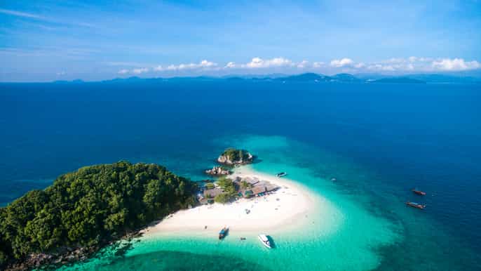 fra phuket snorkling på phi phi og khaiøyene med speedbåt