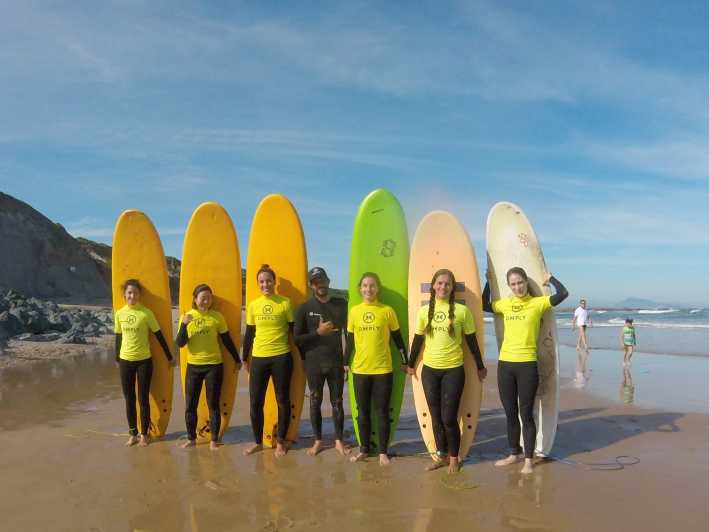 Biarritz: 1,5 uur groepsles surfen