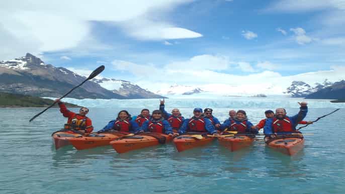 perito moreno glacier kayak experience