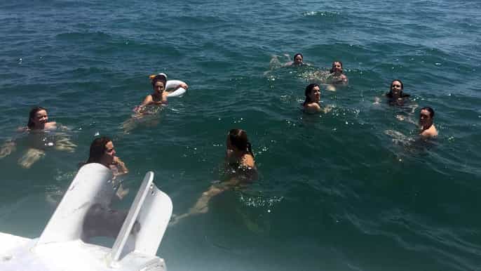 malaga swim cruise with tapas dinner and flamenco show