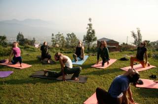 Körper, Geist & Seele Ganztägiges Yoga-Erlebnis in Kathmandu