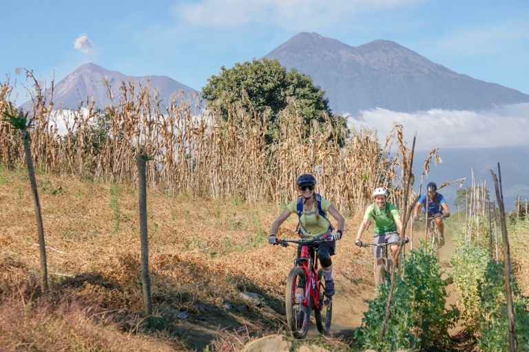 Von Antigua aus: Mountainbike-Abenteuer am Atitlán-See