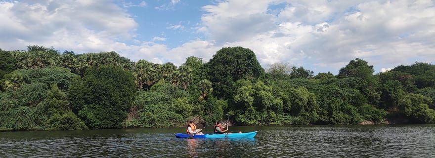 Kayak dans les backwaters de Pondichéry