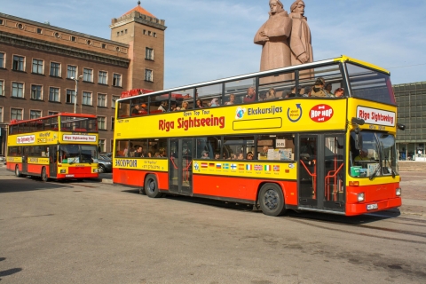 Riga: Tour de 2 días en autobús de paradas libres