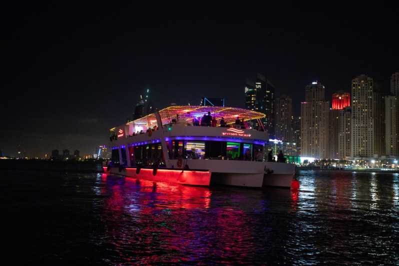 dubai marina dinner cruise with drinks & live music