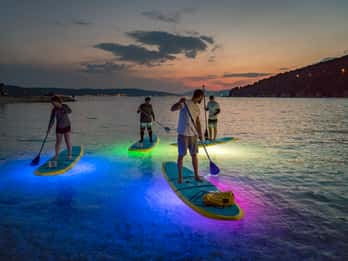 Split: Stand Up Paddleboard Night Glow Tour