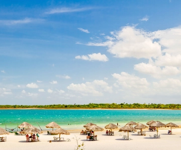 Fra Jericoacoara: Preá Beach og Paradise Lagoon Tour